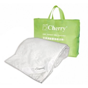 Cherry - 100% Natural Silk Comforter Summer Quilt - CSR-SQ