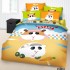 Cherry - 100% Cotton Cartoon Bedding Set (Pui Pui Molcar) - PU001