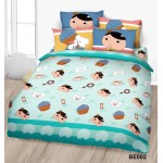 Cherry - 100% Cotton Cartoon Bedding Set (Butt Detective) - BE002 - Cherry - BabyOnline HK