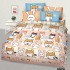 Cherry - 100% Cotton Cartoon Bedding Set (Mr. Shiba) - SB005