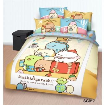 Cherry - 100% Cotton Cartoon Bedding Set (Sumikko Gurashi) - SG017
