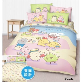 Cherry - 100% Cotton Cartoon Bedding Set (Sumikko Gurashi) - SG023