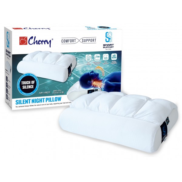 Cherry - Silent Night Pillow - Soothes Snoring (P-090) - Cherry - BabyOnline HK