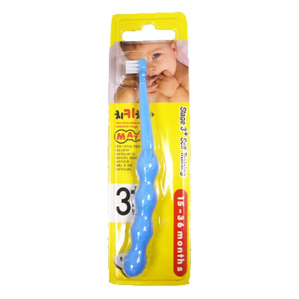 Stage 3 Toothbrush (12m+) - Blue - Chiki Chika - BabyOnline HK