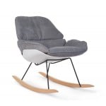 ChildHome - Rocking Lounge Chair (White/Grey) - ChildHome - BabyOnline HK
