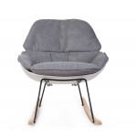 ChildHome - Rocking Lounge Chair (White/Grey) - ChildHome - BabyOnline HK