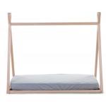 ChildHome - Tipi Bed Frame with Cover & Mattress (Natural / Anthracite) - ChildHome - BabyOnline HK