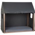 ChildHome - Bed Frame House with Cover & Mattress (Anthracite)