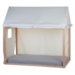 ChildHome - Bed Frame House with Cover & Mattress (White) - ChildHome - BabyOnline HK