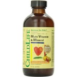 Child Multi Vitamin & Mineral Liquid - 8 oz. (237 ml) - ChildLife - BabyOnline HK