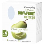 Organic 100% Fruit (Pear) 4 x 100g - ClearSpring - BabyOnline HK
