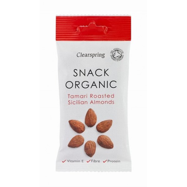 Organic Tamari Roasted Sicilian Almonds 30g - ClearSpring - BabyOnline HK