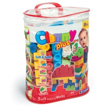 Clemmy Plus - Bag with 60 Soft Blocks Set