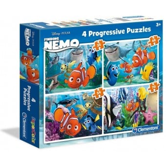 Super Color Progressive Puzzle - Disney Nemo (35+48+54+70)