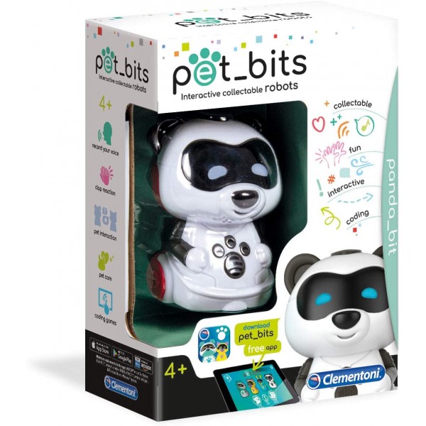 Pets Bits - Interactive Collectable Robots - Panda bit - Clementoni - BabyOnline HK