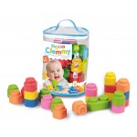 Baby Clemmy 意大利幼兒袋裝軟質積木 (48件) - Clementoni - BabyOnline HK