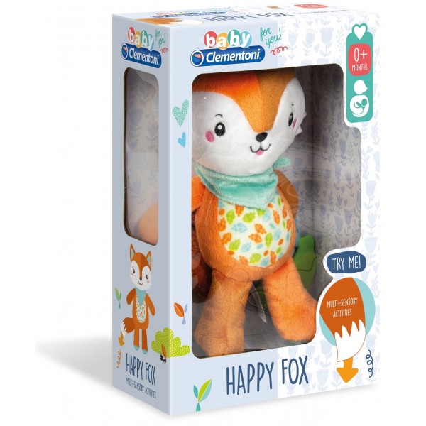 Happy Fox Activity Plush - Clementoni - BabyOnline HK