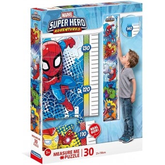 Measure Me Puzzle - Marvel Super Hero (30 pcs)
