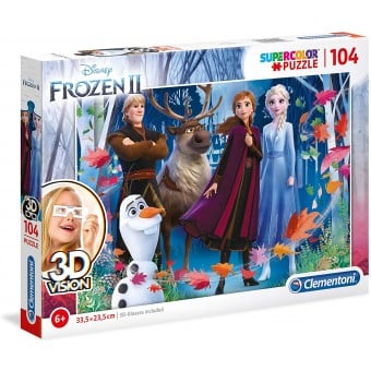 3D Puzzle - Disney Frozen II (104 Pcs)