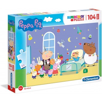 Super Color Maxi 104 Puzzle - Peppa Pig