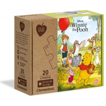 Play for the Future Puzzle - Winnie the Pooh (2 x 20 Pcs)