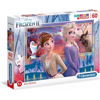 Super Color Puzzle - Disney Frozen II (60 Pcs)
