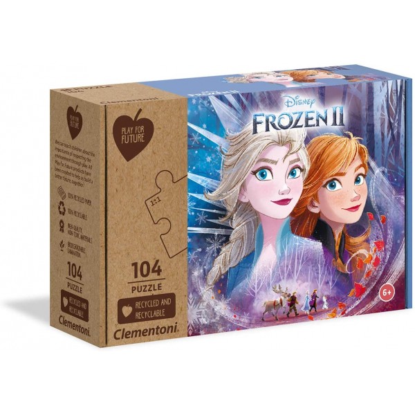 Play for the Future Puzzle - Disney Frozen II (104 Pcs) - Clementoni - BabyOnline HK