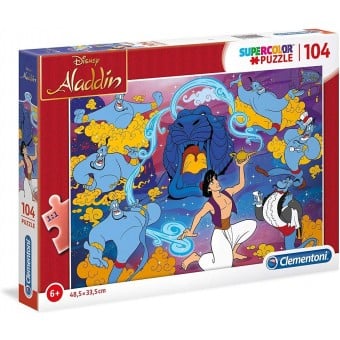 Super Color Puzzle - Aladdin (104 Pcs)