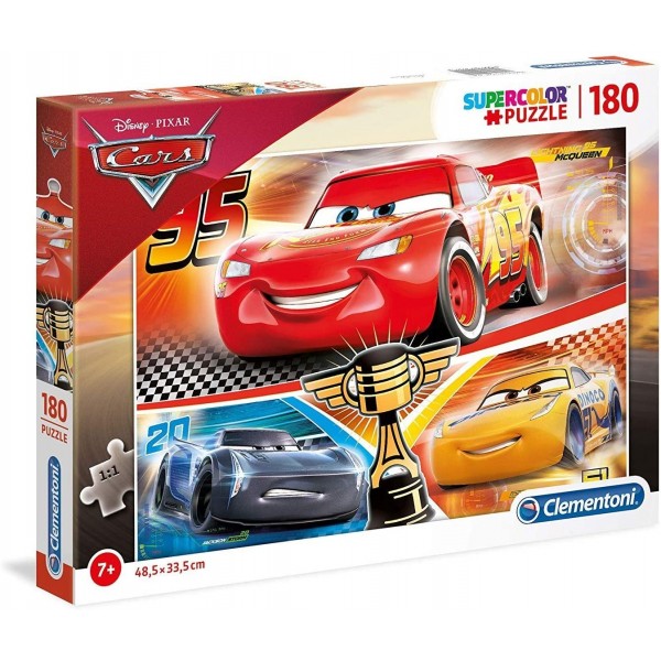 SuperColor Puzzle - Disney Cars (180 pcs) - Clementoni - BabyOnline HK