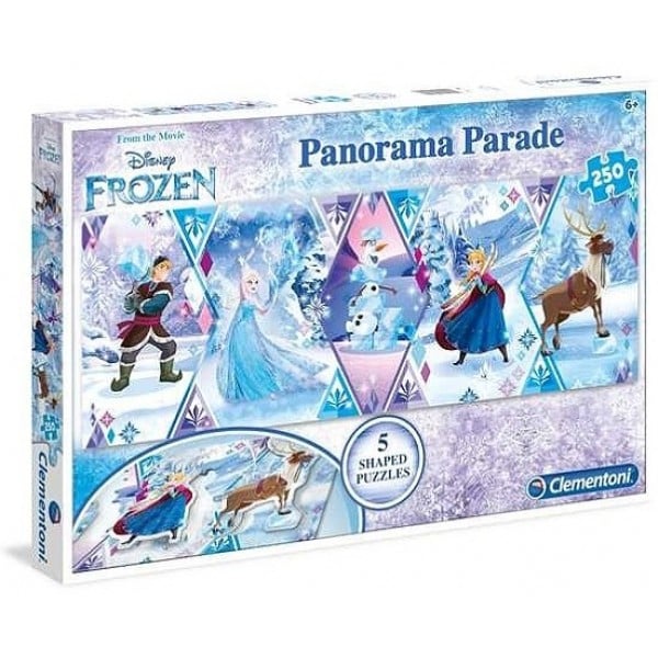 Panorama Parade Puzzle - Disney Frozen - Ice Land (250 Pcs) - Clementoni - BabyOnline HK