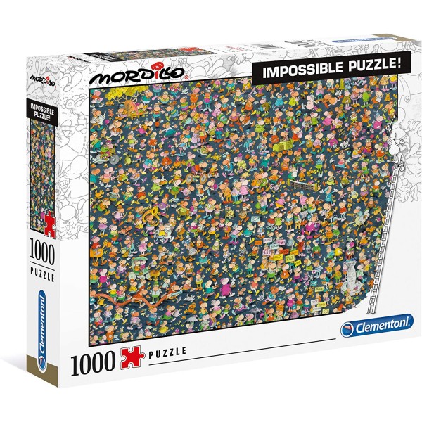 Mordillo Puzzle - Impossible Puzzle (1000 Pcs) - Clementoni - BabyOnline HK