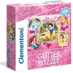 Glitter Puzzle - Disney Princess (104 Pcs) - Clementoni - BabyOnline HK