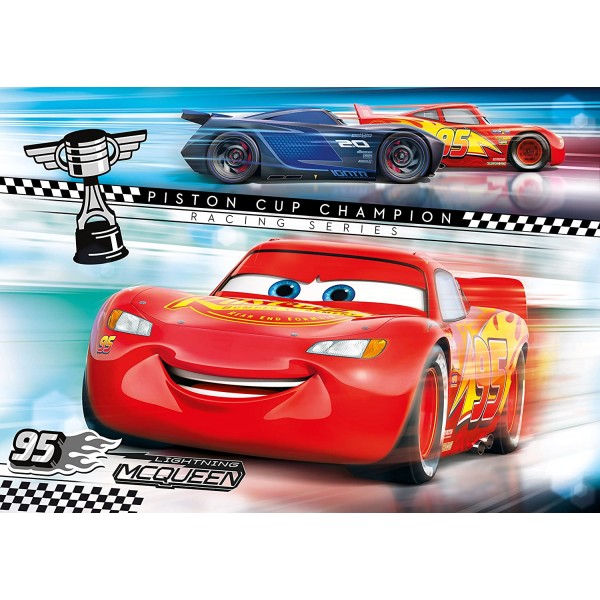 Metallic Puzzle - Disney Cars 3 - Piston Cup Champion (104 Pcs) - Clementoni - BabyOnline HK