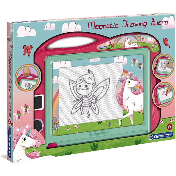 Unicorns - Magnetic Drawing Board - Clementoni - BabyOnline HK