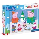 Super Color Maxi 104 Puzzle - Peppa Pig Snowing - Clementoni - BabyOnline HK