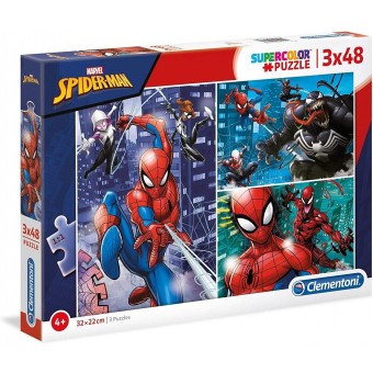 Super Color Puzzle - Marvel (3 x 48 pcs)