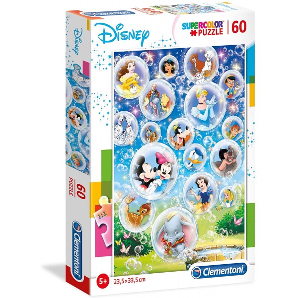 Super Color Puzzle - Disney Classic (60 Pcs) - Clementoni