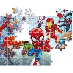 Super Color Double Face Puzzle - Marvel Super Hero Adventures (60 Pcs) - Clementoni - BabyOnline HK