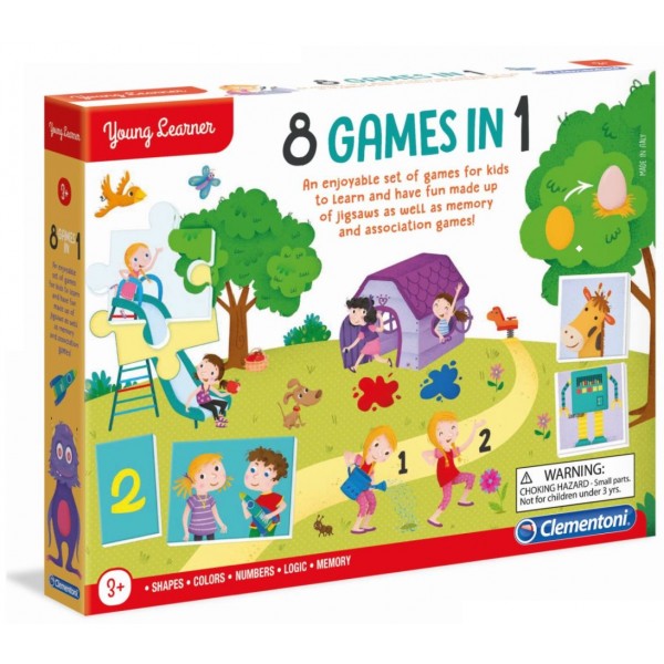 Young Learners - 8 Games in 1 - Clementoni - BabyOnline HK