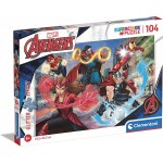 Super Color Glitter Puzzle - Marvel Avengers (104 Pcs) - Clementoni - BabyOnline HK