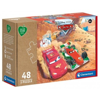 Play for the Future Puzzle - Disney Cars (3 x 48 Pcs)