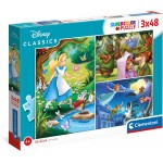 Super Color Puzzle - Disney Classics (3 x 48 pcs) - Clementoni - BabyOnline HK