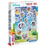 Super Color Puzzle - Disney Classic (104 Pcs) - Clementoni - BabyOnline HK