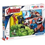 Super Color Puzzle - Marvel Avengers (104 Pcs) - Clementoni - BabyOnline HK
