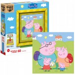 Frame Me Up Puzzle - Peppa Pig (60 Pcs) - Clementoni - BabyOnline HK