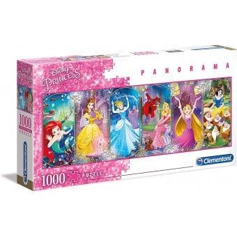 High Quality Collection Panorama Puzzle - 迪士尼公主 (1000 pieces)