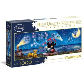 High Quality Collection Panorama Puzzle - Mickey & Minnie (1000 pieces)