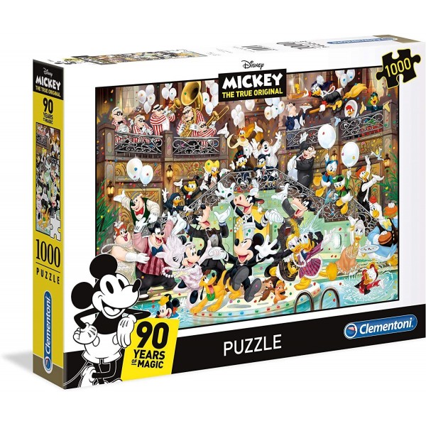 High Quality Collection Puzzle - Disney 90 Years of Magic (1000 pieces) - Clementoni