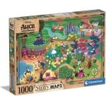 Story Maps Puzzle - Disney Alice in Wonderland (1000 pieces) - Clementoni - BabyOnline HK