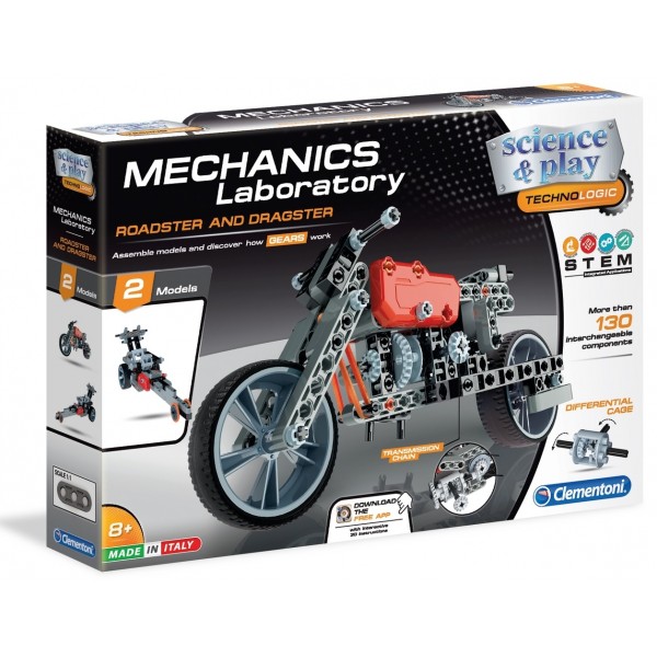 Science & Play - Mechanics Lab - Roadster and Dragster - Clementoni - BabyOnline HK